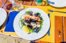Seafood salad starter